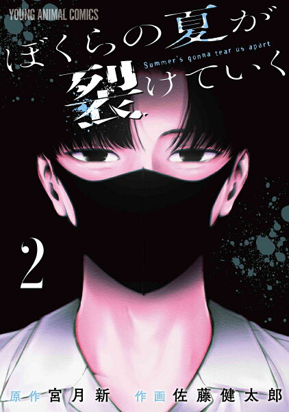 ぼくらの夏が裂けていく 第2巻の表紙画像