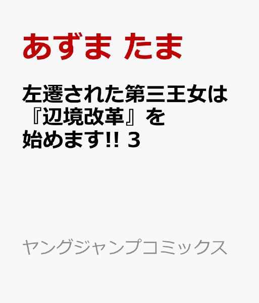 左遷された第三王女は『辺境改革』を始めます!! 第3巻の表紙画像
