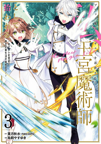 ブラック魔道具師ギルドを追放された私、王宮魔術師として拾われる　〜ホワイトな宮廷で、幸せな新生活を始めます！〜（コミック） 第3巻の表紙画像